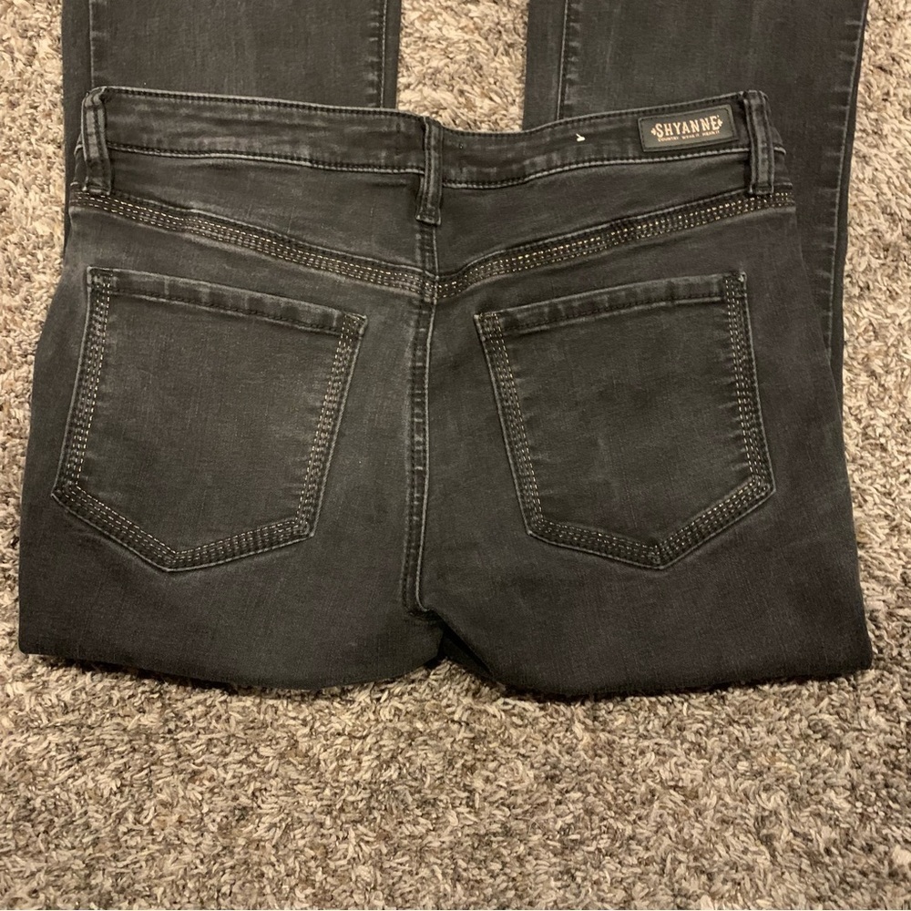 Shyanne Women's Boot Cut Jeans in Washed Charcoal